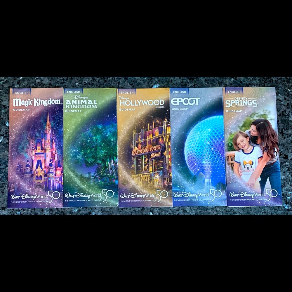 Disney World 50th maps
